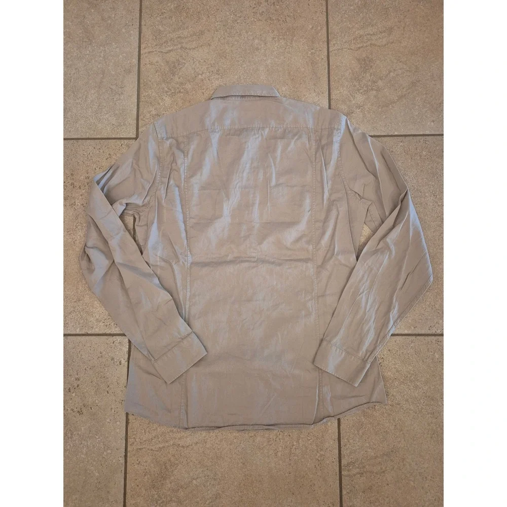 Gucci Men's Beige Slim Fit Button-up Shirt - Size: 16½ - Large